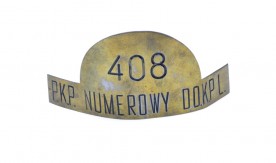 Emblemat na czapkę "P.K.P. Numerowy